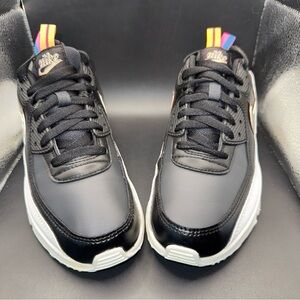 Size 5.5Y - Nike Air Max 90 LTR SE  Off Noir-Metallic Pewter DJ0414-001, No Box